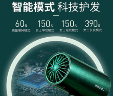 艾優(yōu)吹風(fēng)機(jī)負(fù)離子護(hù)發(fā)宿舍家用學(xué)生大風(fēng)力智能